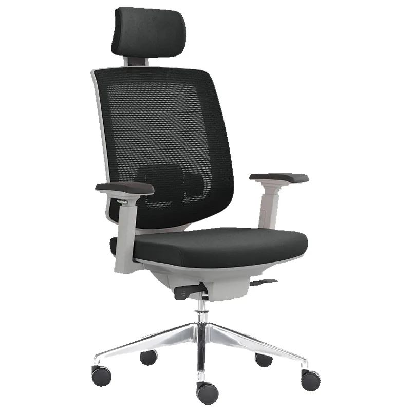 SILLA DIRECTIVA MODELO FINISTERRE GRIS