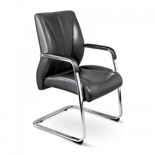 SILLA DE VISITA MODELO ZAID BAJO NEGRO