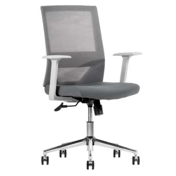 SILLA EJECUTIVA MODELO VISION GRAY RESPALDO BAJO