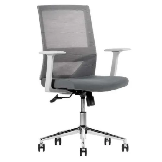 SILLA EJECUTIVA MODELO VISION GRAY RESPALDO BAJO