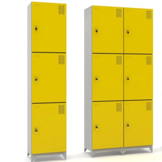 LOCKER METÁLICO DE 3 PUERTAS SUN