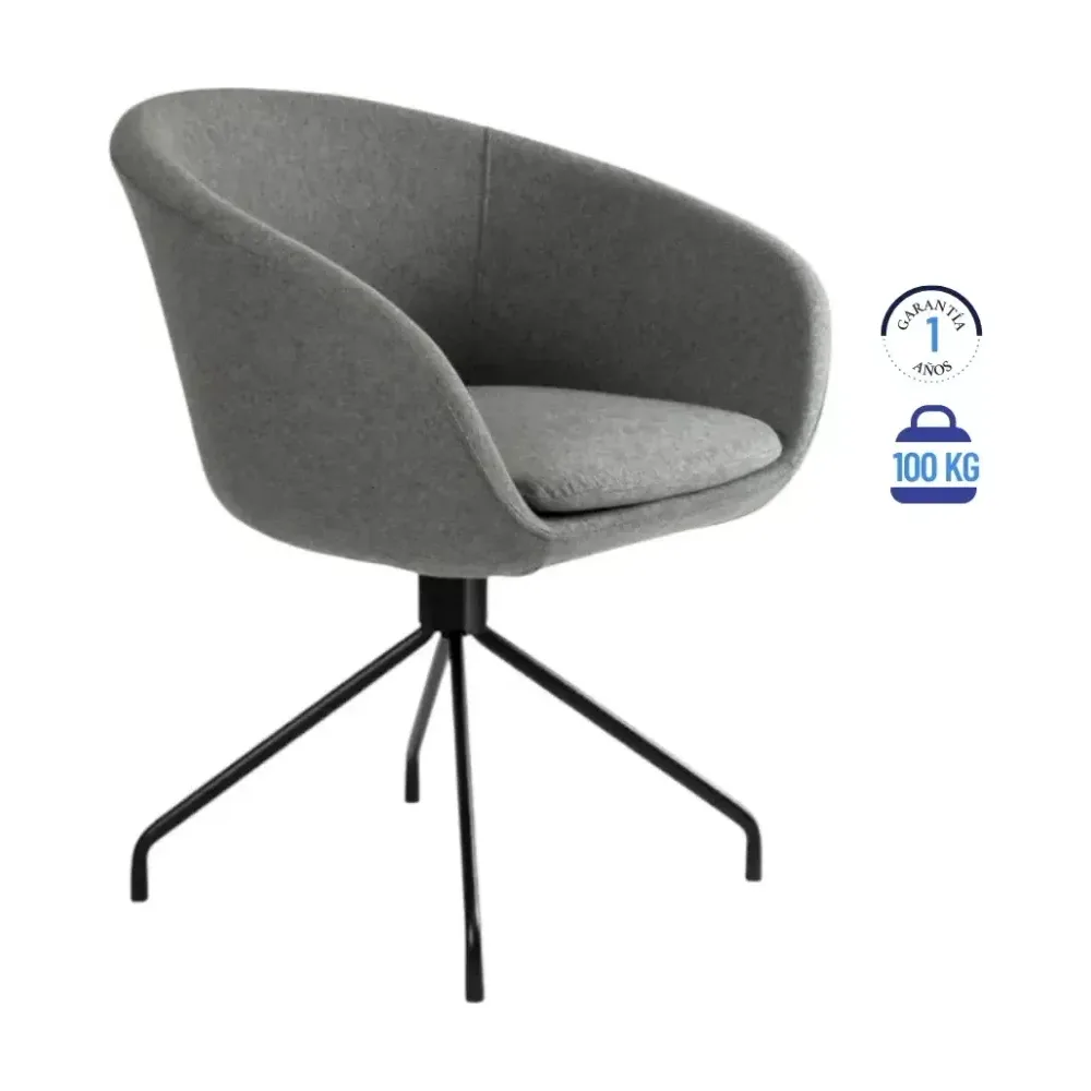 Sillón modelo Jade spider gris