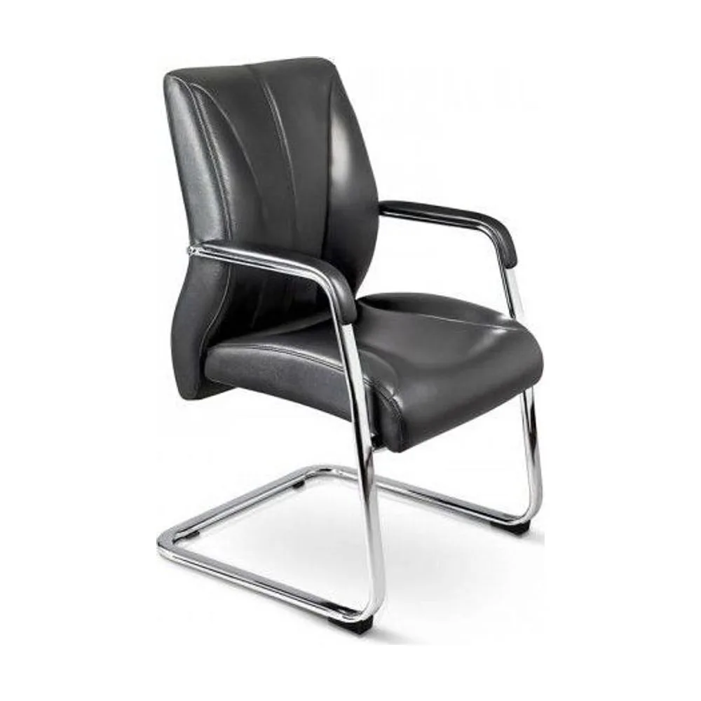 SILLA DE VISITA MODELO ZAID BAJO NEGRO