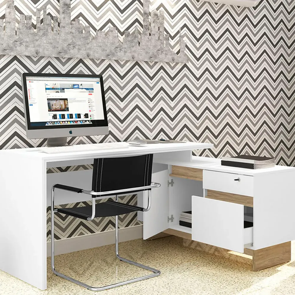 ESCRITORIO HOME OFFICE MODELO CORNER
