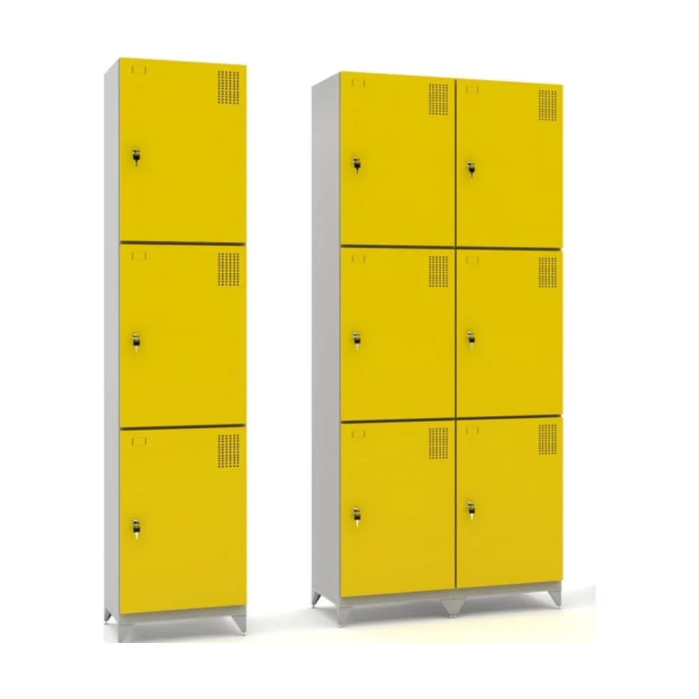 LOCKER METÁLICO DE 3 PUERTAS SUN