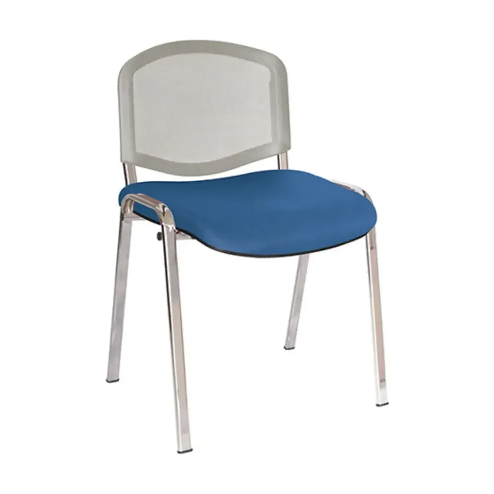 SILLA DE VISITA MODELO ELLITICO CROMA OHV-2400CR