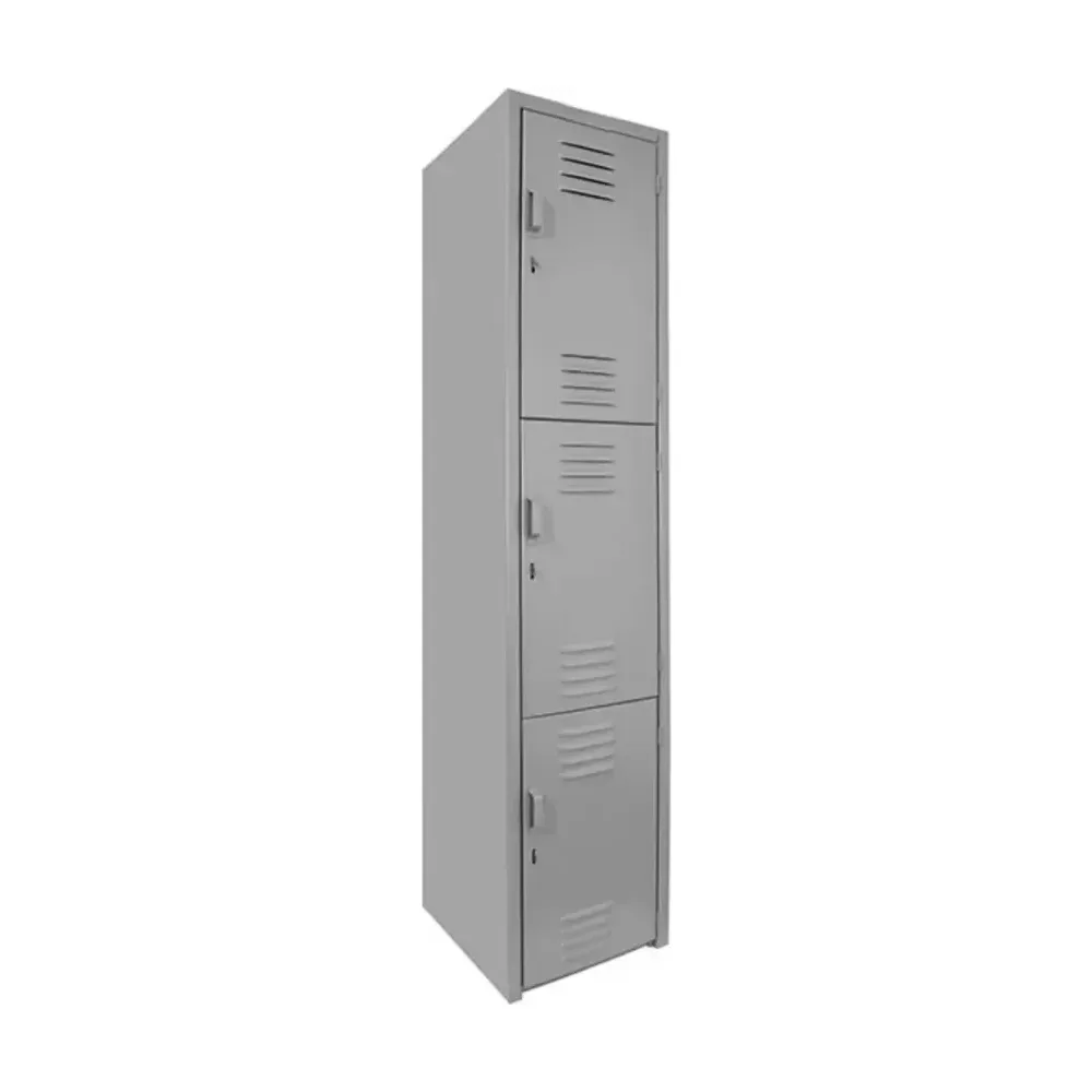 LOCKER METÁLICO CON 3 GAVETAS MODELO LG1004