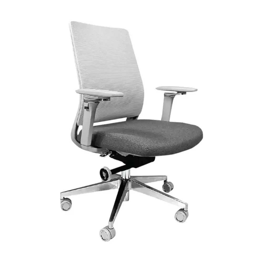 SILLA OPERATIVA MODELO ALFA COLOR GRIS