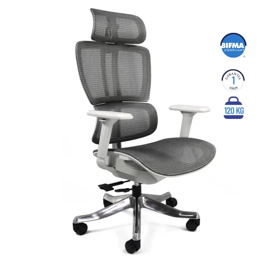 Silla directiva modelo Montenegro gris