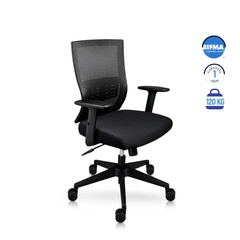 Silla ejecutiva modelo athenas respaldo bajo