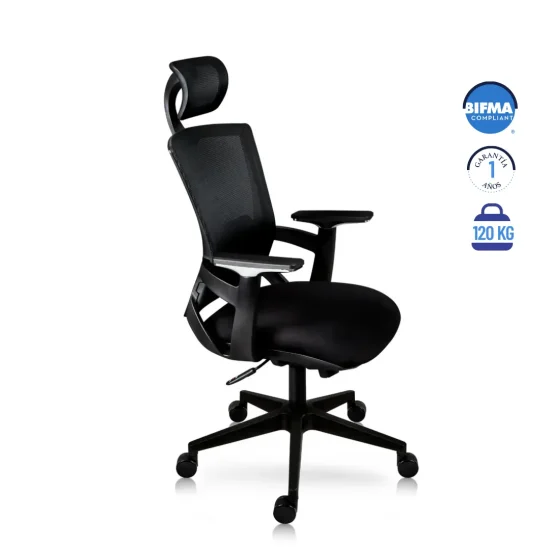 Silla ejecutiva modelo Berlin con cabecera