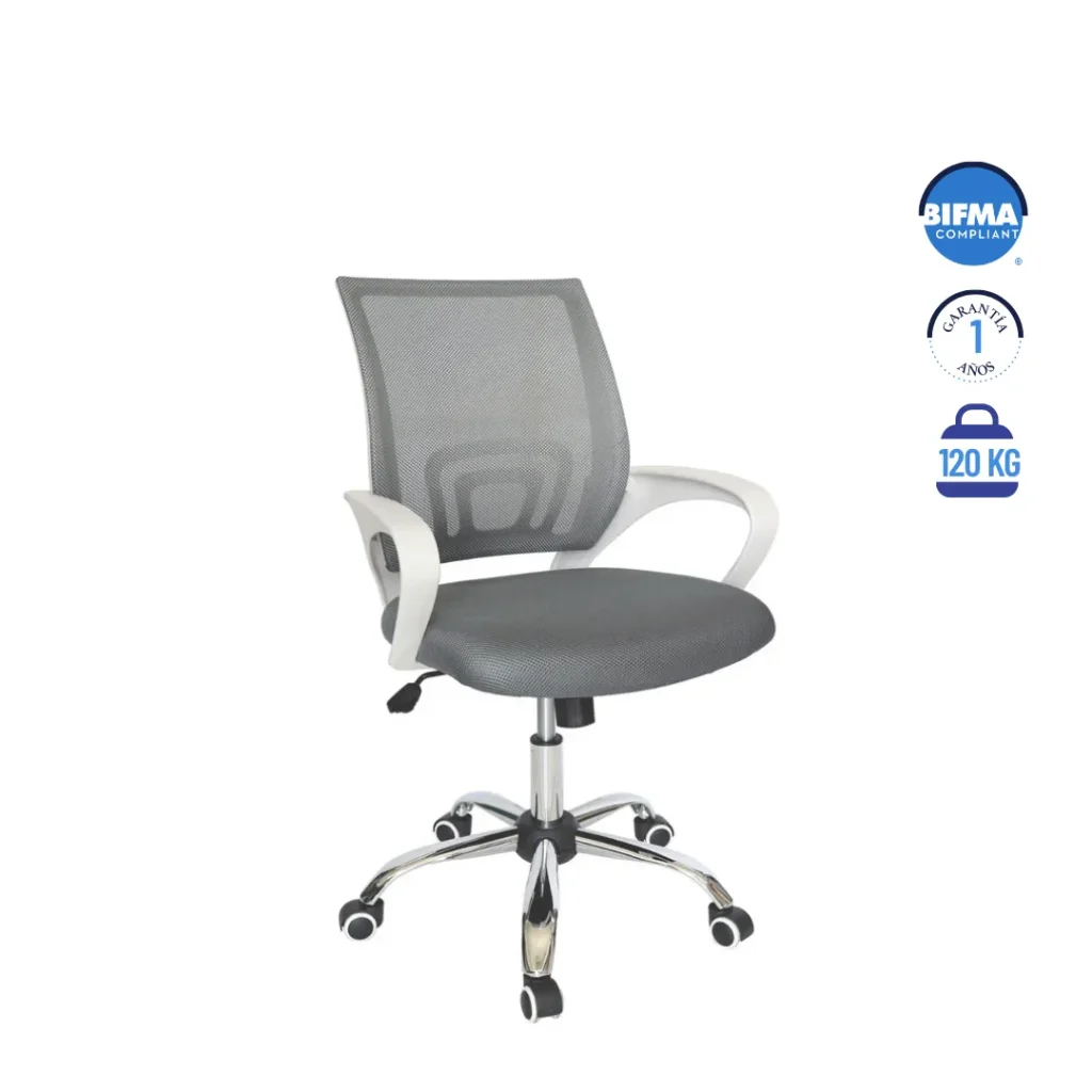 Silla Operativa Modelo Black jack Blanco