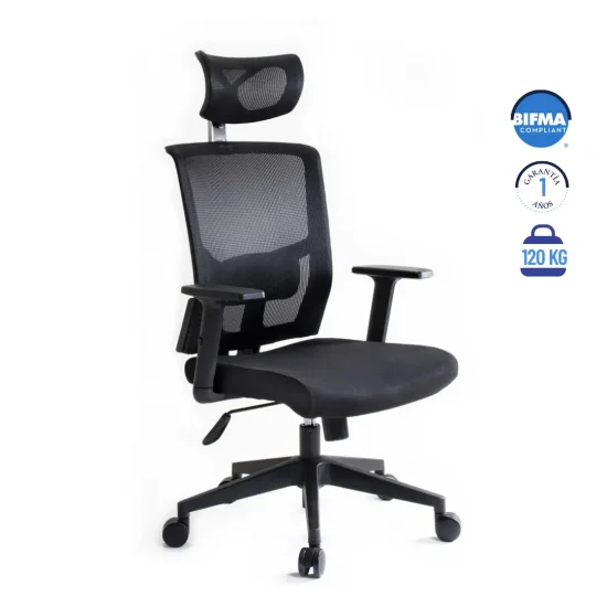 Silla ejecutiva modelo Habana con cabecera