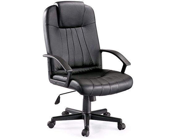 SILLA  EJECUTIVA MODELO PABLO ALTO COLOR NEGRO