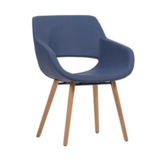 SILLÓN FLOK BASE DE MADERA