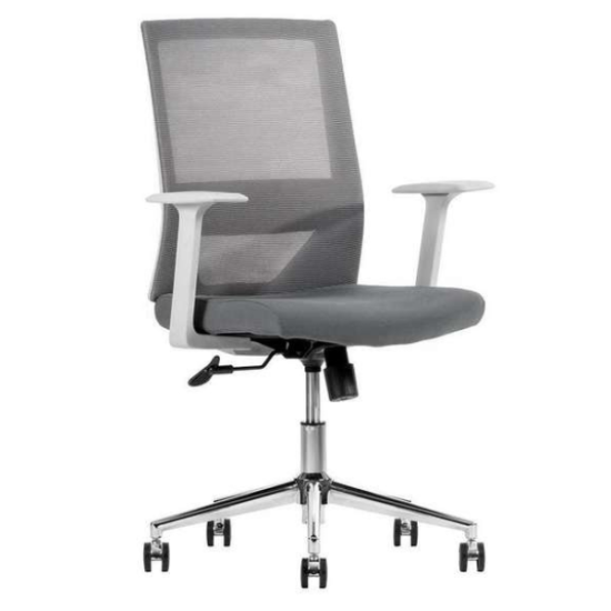 SILLA EJECUTIVA MODELO VISION GRAY RESPALDO BAJO