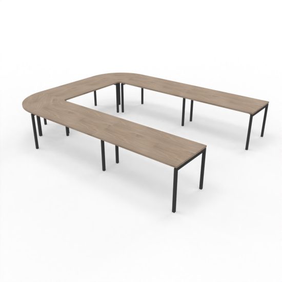 MESA DE JUNTAS EN "U" MODELO MJOF-1014
