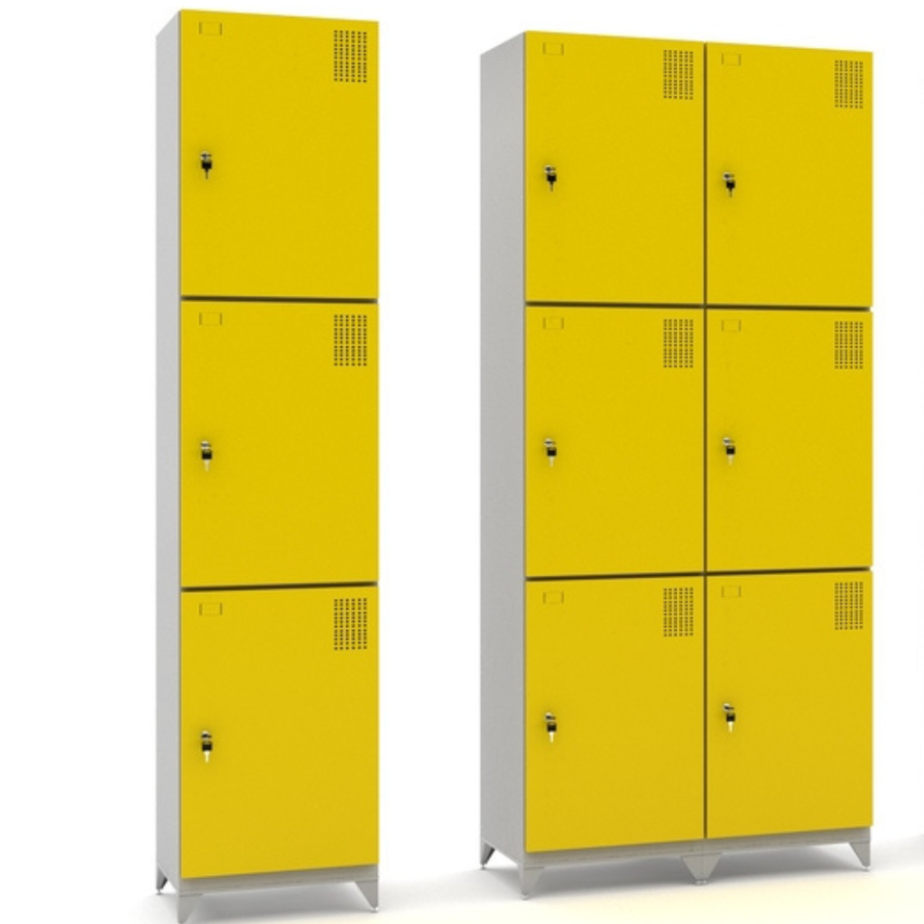 LOCKER METÁLICO DE 3 PUERTAS SUN